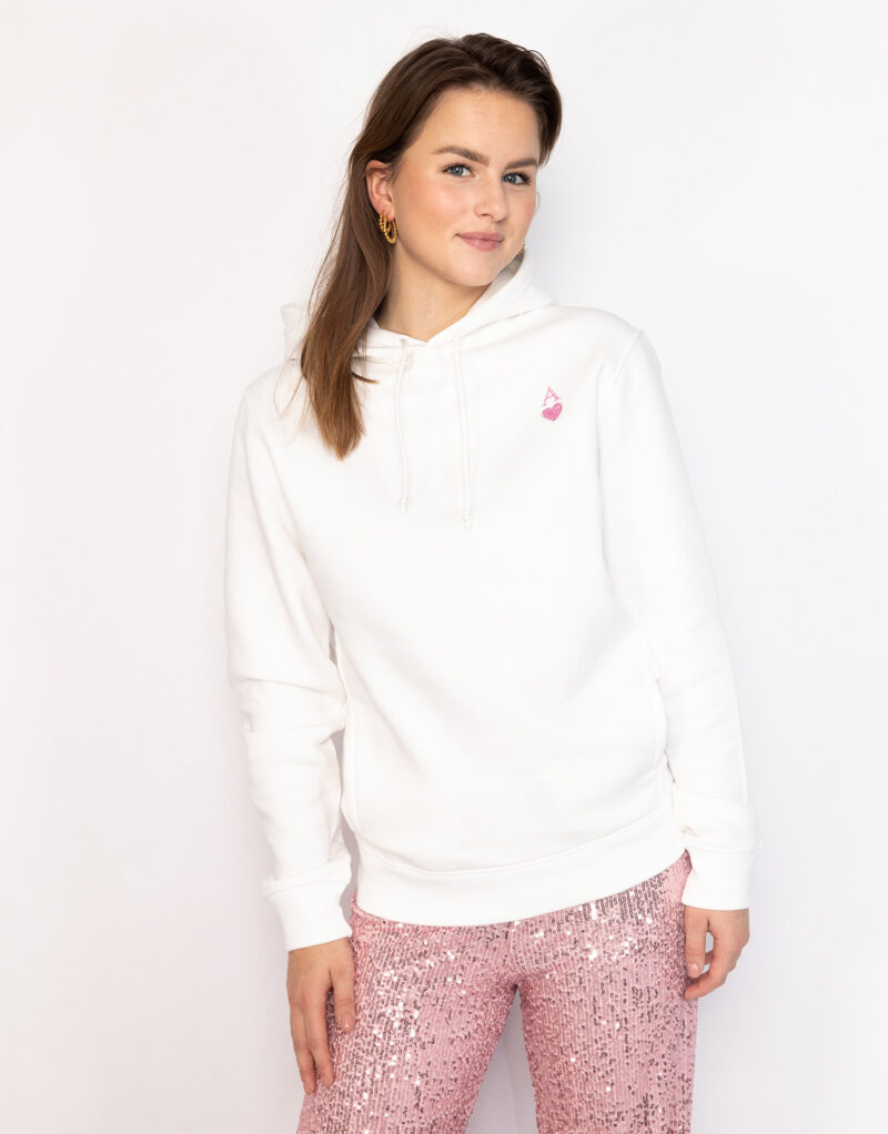 Gepersonaliseerde hoodie eigen letter & hartje