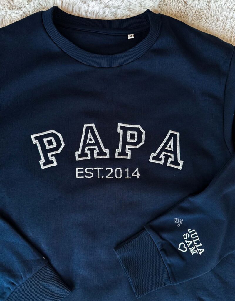 Vaderdag Papa trui met naam & geboortejaar - Afbeelding 3