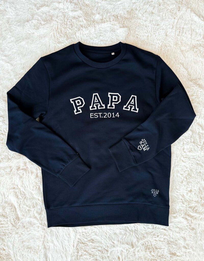Vaderdag Papa trui met naam & geboortejaar - Afbeelding 4